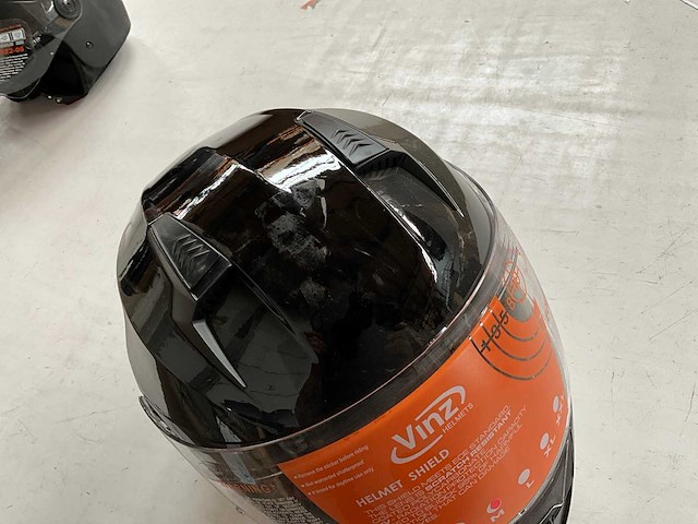 Vinz motorhelm zwart m 57-58 - afbeelding 11 van  11