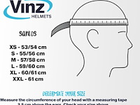 Vinz santos systeemhelm met zonnevizier (large) - afbeelding 5 van  5