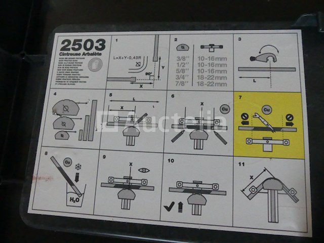 Virax 2503 buigmachine - afbeelding 1 van  6