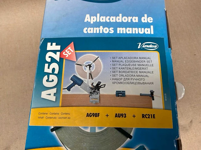 Virutex ag98f draagbare kantenverlijmer - afbeelding 2 van  4