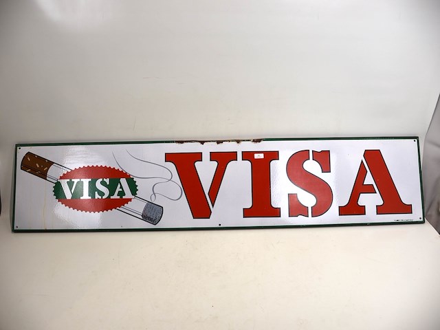 Visa emaille bord - afbeelding 1 van  6