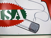 Visa emaille bord - afbeelding 4 van  6