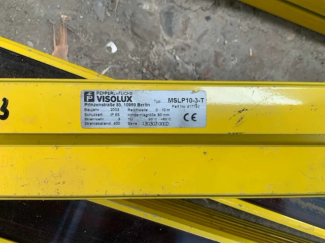 Visolux mslp10-3-t industriële lichtschermen (4x) - afbeelding 5 van  5