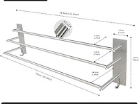 Vista sus304 handdoekenhouder - afbeelding 2 van  4