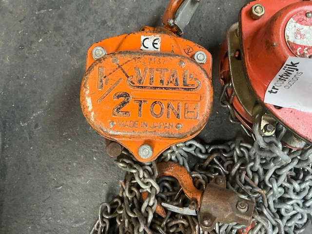 Vital / hadef kettingtakel (2x) - afbeelding 2 van  3