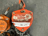 Vital / hadef kettingtakel (2x) - afbeelding 3 van  3