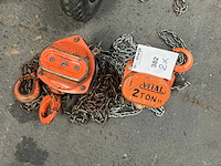 Vital / hadef kettingtakel (2x) - afbeelding 1 van  3