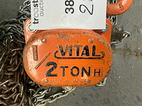 Vital / hadef kettingtakel (2x) - afbeelding 2 van  3