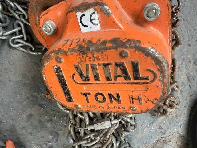 Vital / hadef / tralift kettingtakel (3x) - afbeelding 2 van  4