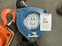 Vital / hadef / tralift kettingtakel (3x) - afbeelding 4 van  4