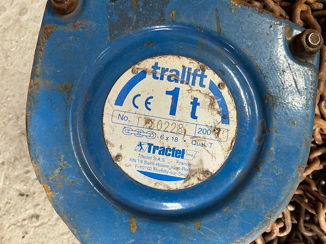 Vital / tralift diverse kettingtakel (2x) - afbeelding 4 van  7
