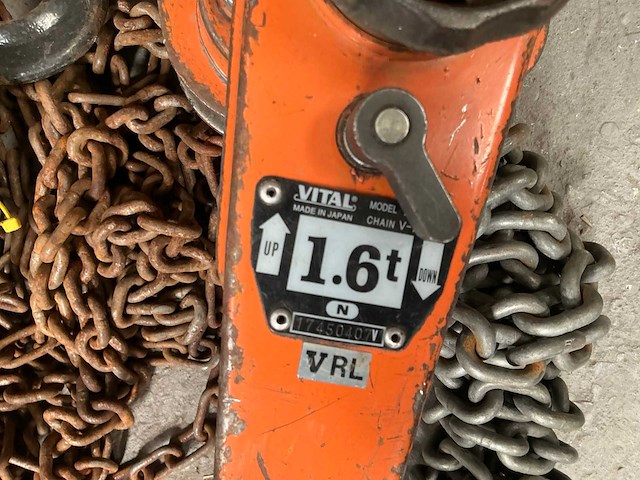 Vital / tralift diverse kettingtakel (2x) - afbeelding 7 van  7