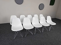 Vitra - eames - grote set designstoelen - kantinestoel - afbeelding 8 van  8