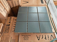 Vitra antraciet 10x10 cm mozaïek tegel 25 m²