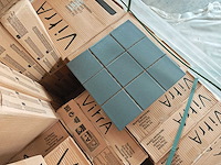 Vitra antraciet 10x10 cm mozaïek tegel 25 m² - afbeelding 3 van  6