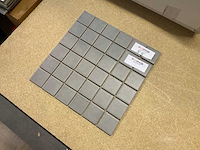 Vitra arizona grijs 5x5 cm mozaïek tegel 25 m² - afbeelding 2 van  2