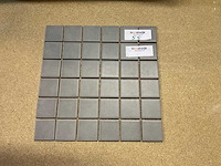Vitra arizona grijs 5x5 cm mozaïek tegel 50 m² - afbeelding 1 van  3