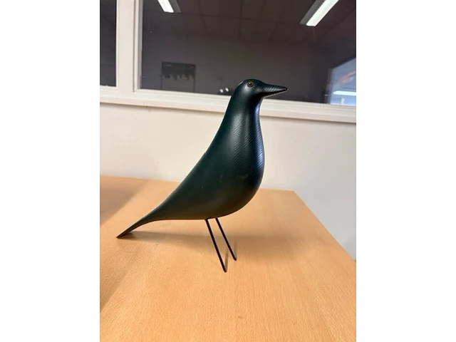 Vitra eames house bird in donkergroen hout (16) - afbeelding 4 van  5