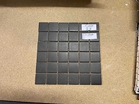 Vitra felino zart/bruin 5x5 cm mozaïek tegel 10 m² - afbeelding 2 van  3