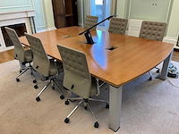 Vitra id trim design bureaustoel (6x) + wilkhahn vergadertafel - afbeelding 1 van  34