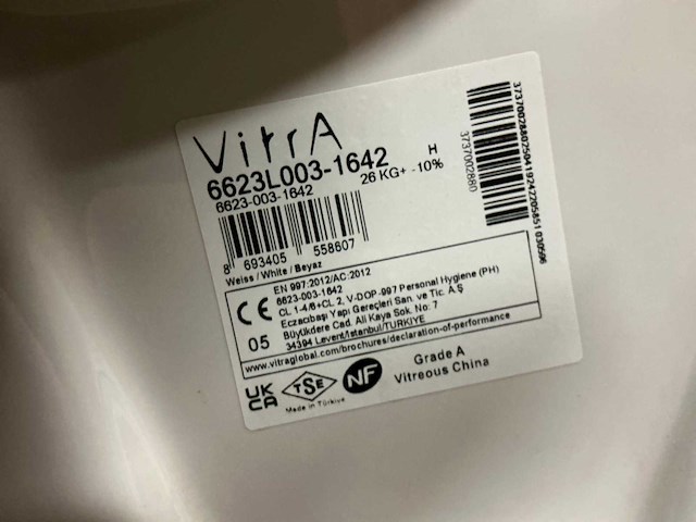 Vitra staande toilet - afbeelding 4 van  6