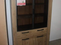 Vitrine 2gd+2d+1l led delmonte 46970nat - afbeelding 1 van  2