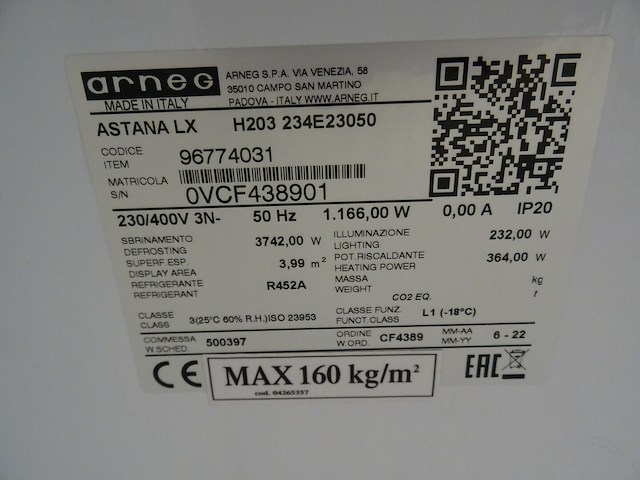 Vitrine diepvries arneg - afbeelding 3 van  4