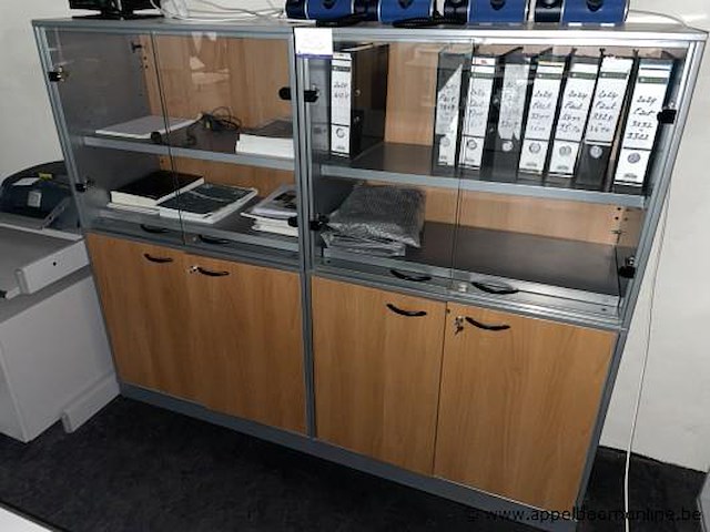 Vitrine dossierkast - afbeelding 1 van  1