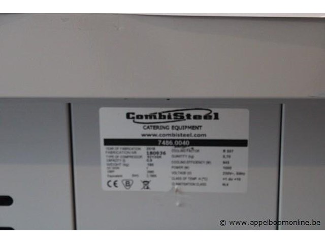 Vitrine koeling combi steel - afbeelding 2 van  2