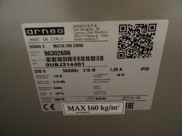 Vitrine koelkast arneg - afbeelding 3 van  3