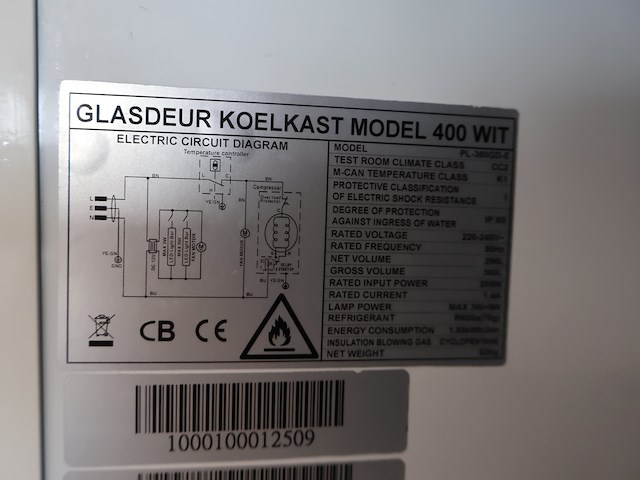 Vitrine koelkast - afbeelding 5 van  5
