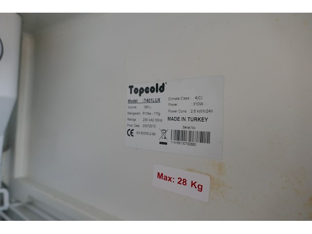 Vitrinefrigo topcold - afbeelding 7 van  8