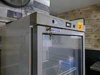 Vitrinefrigo witte kleur topcold - afbeelding 3 van  4