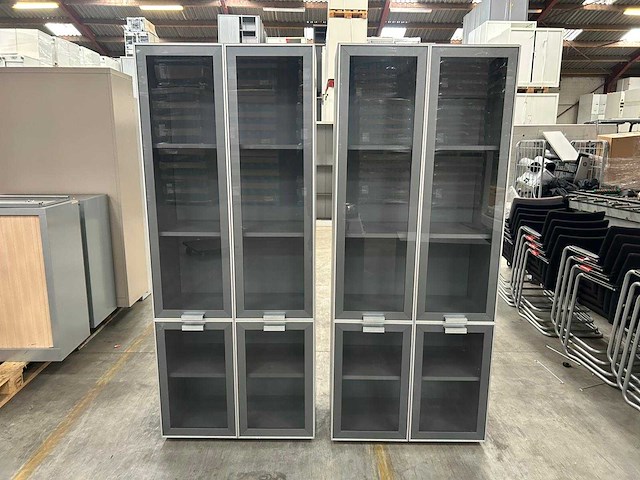 Vitrinekast (2x) - afbeelding 2 van  6