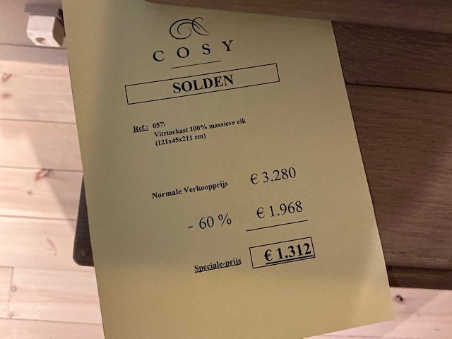 Vitrinekast - afbeelding 4 van  4