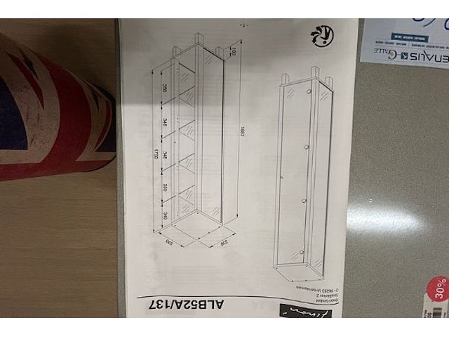 Vitrinekast - afbeelding 2 van  5