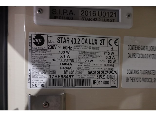 Vitrinekoeler jarp - afbeelding 5 van  5