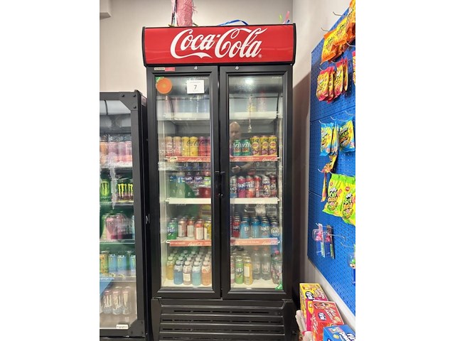 Vitrinekoeling coca cola incl inhoud - afbeelding 9 van  9