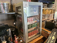 Vitrinekoeling getekend red bull