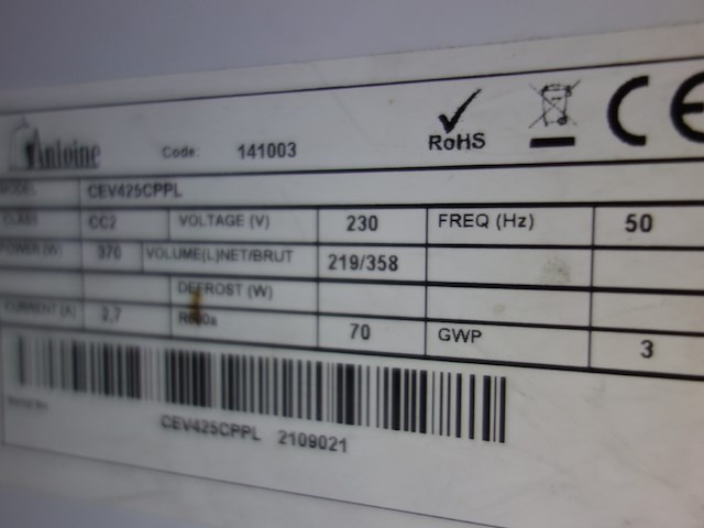 Vitrinekoelkast antione - afbeelding 3 van  5