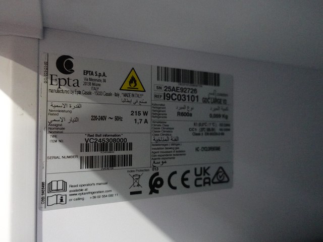 Vitrinekoelkast epta - afbeelding 4 van  4