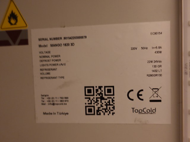 Vitrinekoelkast topcold - afbeelding 4 van  5