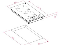 Vitrokeramische kookplaat teka tbc 32000 xfl bk 112550008 - afbeelding 7 van  9