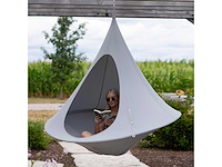 Vivere cacoon dubbele hangstoel – hangmatcabine voor 2 personen voor binnen en buiten - afbeelding 6 van  9