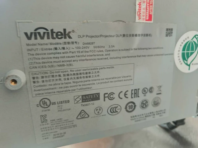 Vivitek - dw882st - projector - projectors & projection - afbeelding 8 van  8