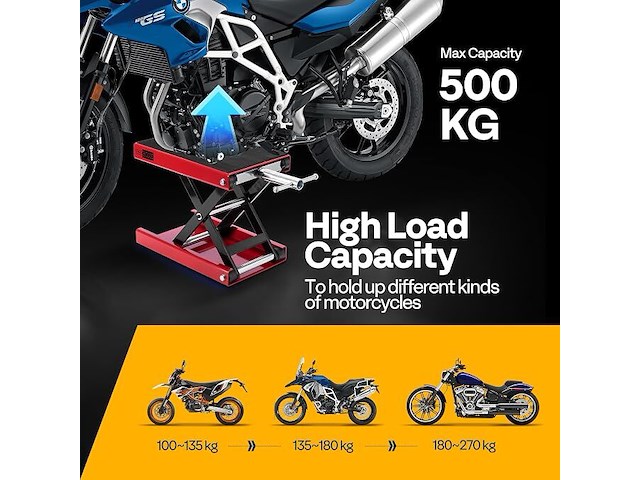Vivohome motorfiets schaarlift - afbeelding 4 van  4
