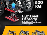 Vivohome motorfiets schaarlift - afbeelding 4 van  4