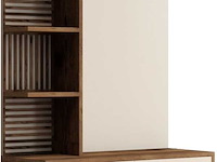 Viyana d kapstok | 100% melamine | walnoot, crème - afbeelding 4 van  5