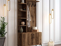 Viyana d kapstok | 100% melamine | walnoot - afbeelding 2 van  6