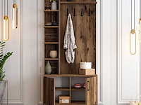 Viyana d kapstok | 100% melamine | walnoot - afbeelding 3 van  6